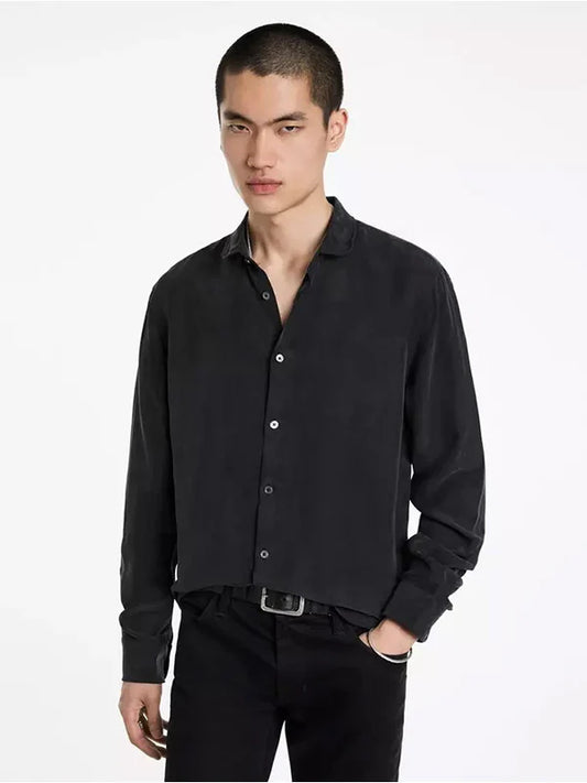 John Varvatos Slim Fit LS Shirt - Black