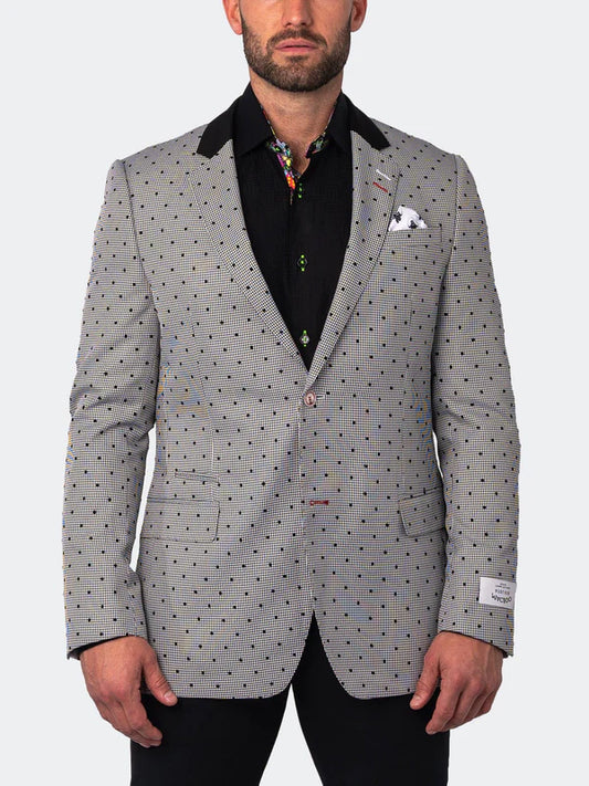MACEOO-BLAZER SOCRATE EVO HOUNDSTOOTHFLOCK WHITE
