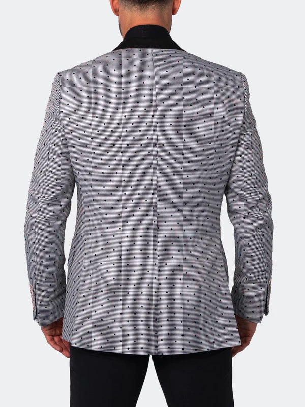 MACEOO-BLAZER SOCRATE EVO HOUNDSTOOTHFLOCK WHITE