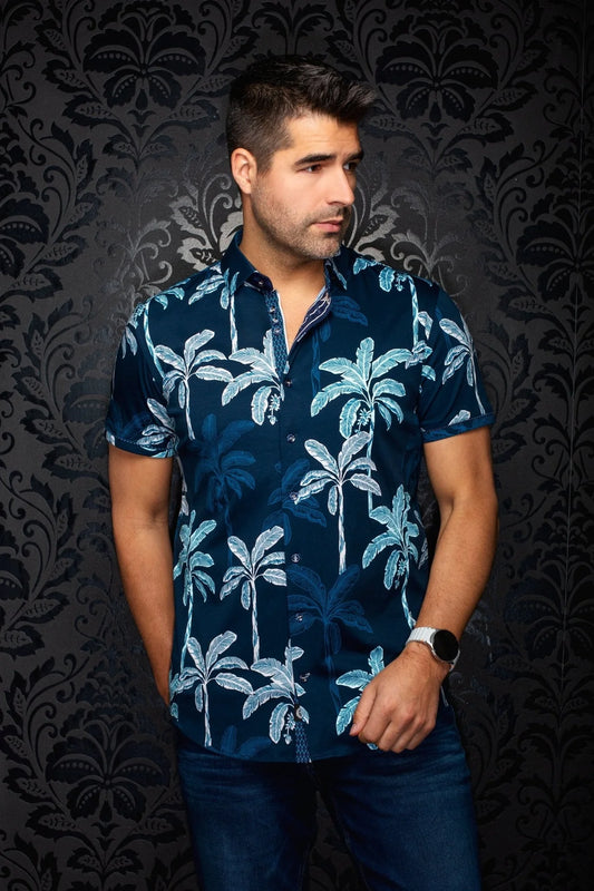 Au Noir SS Azure - Navy