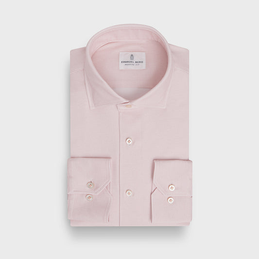 Emanuel Berg 4Flex Stretch Shirt - Light Pastel Pink