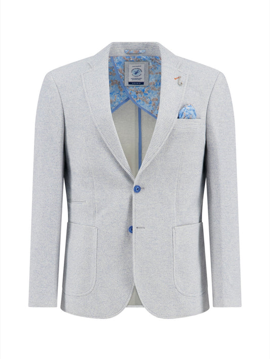 A Fish Named Fred Blazer Boucle - Light Blue