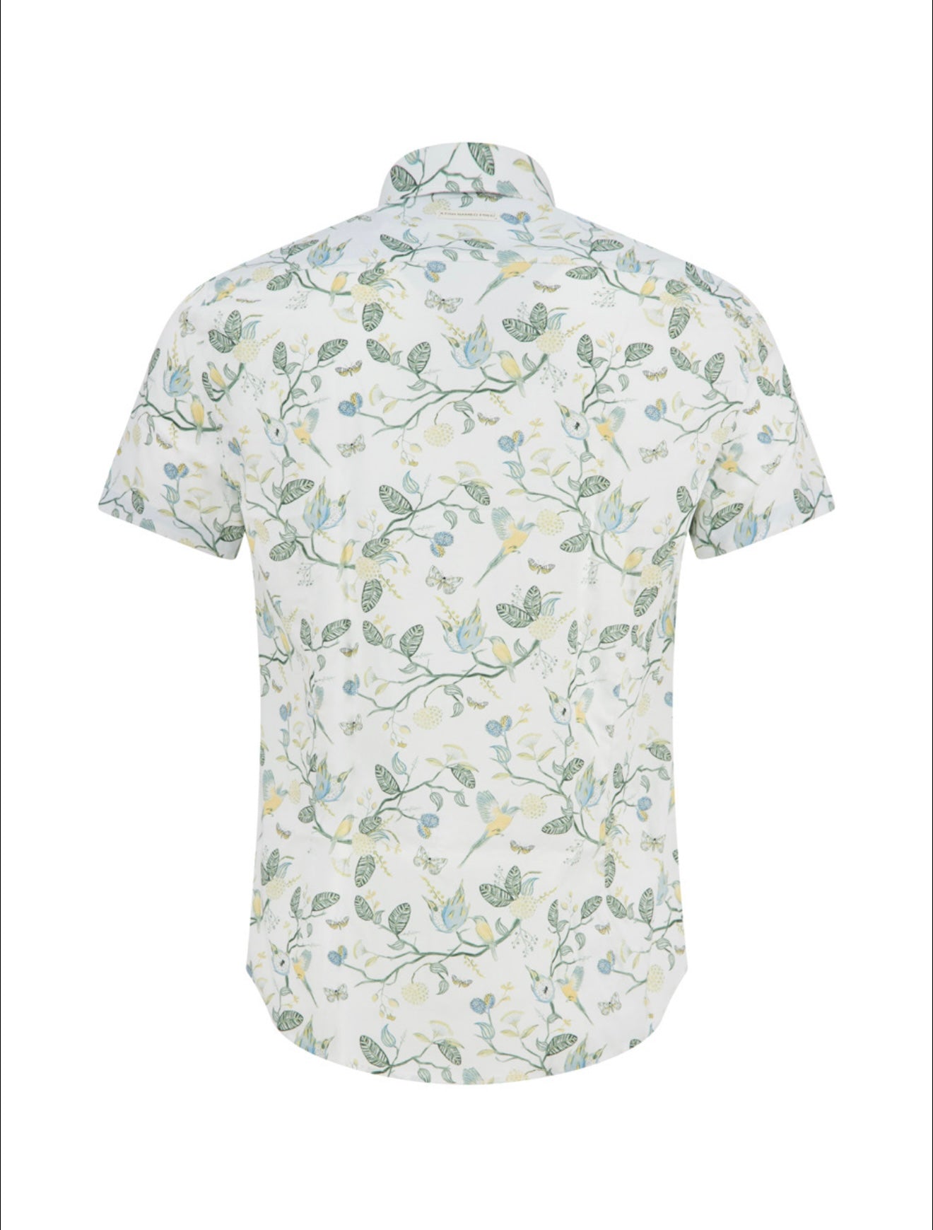 A Fish Named Fred Shirt SS Birdy Blooms - Multicolor Green