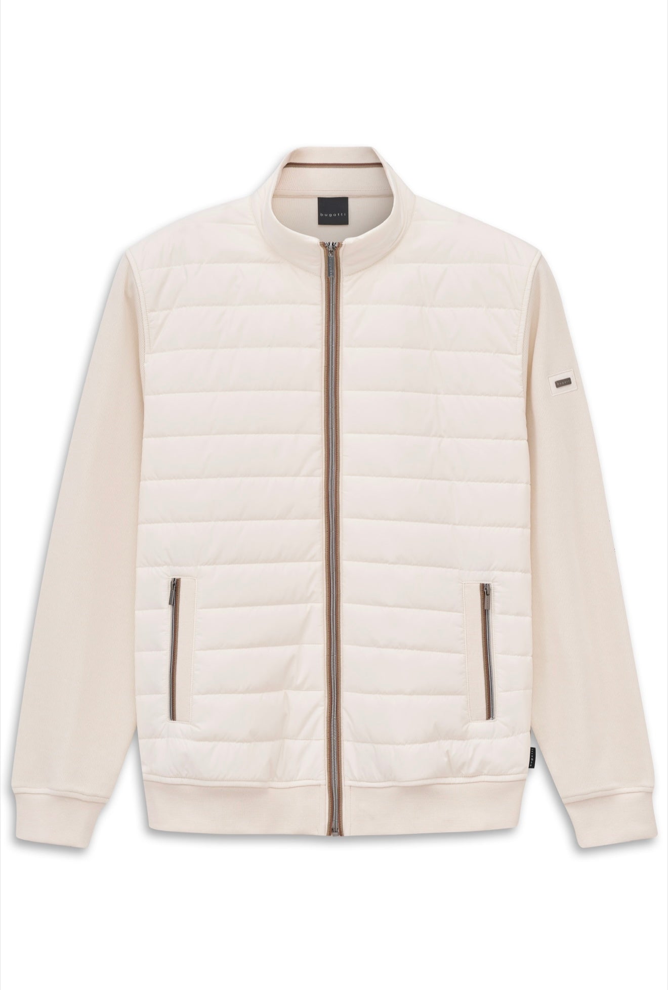 Bugatti Sweat Shirt Jacket - Cream