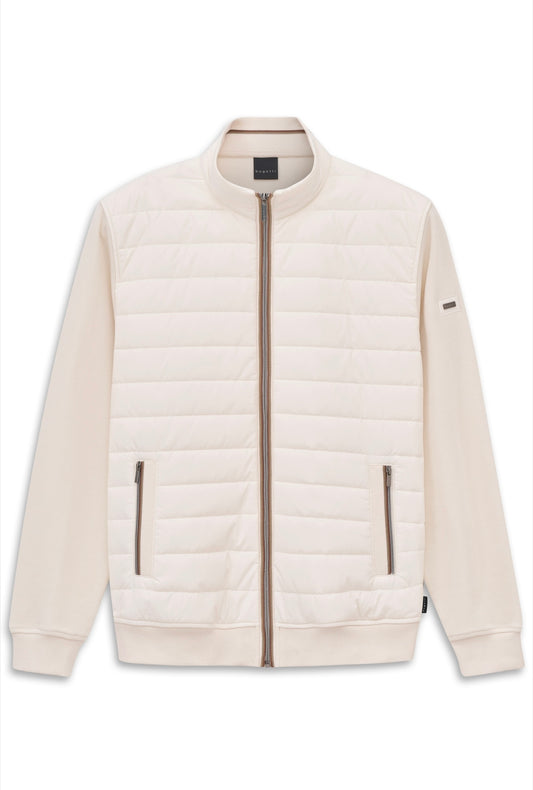Bugatti Sweat Shirt Jacket - Cream