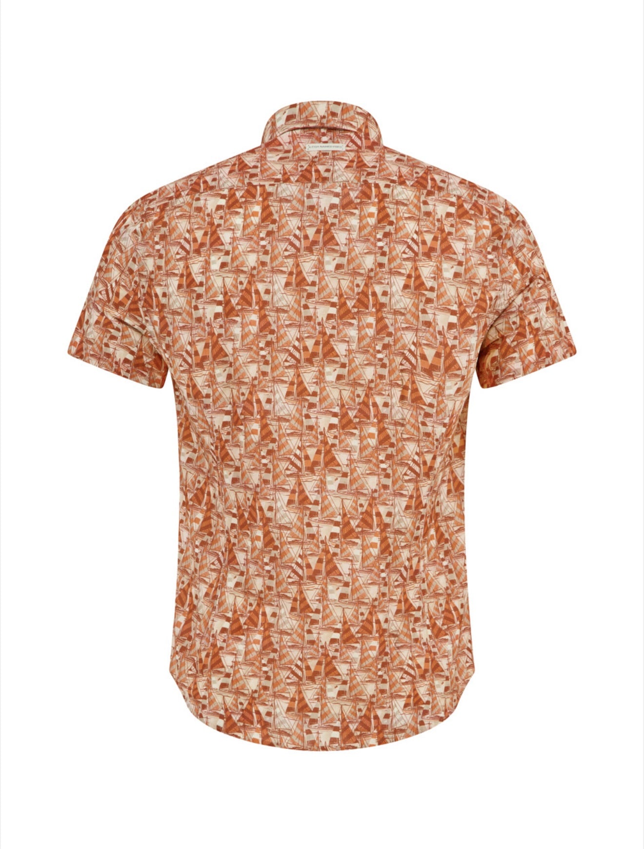 A Fish Named Fred Shirt SS Sailing Boats - Peach