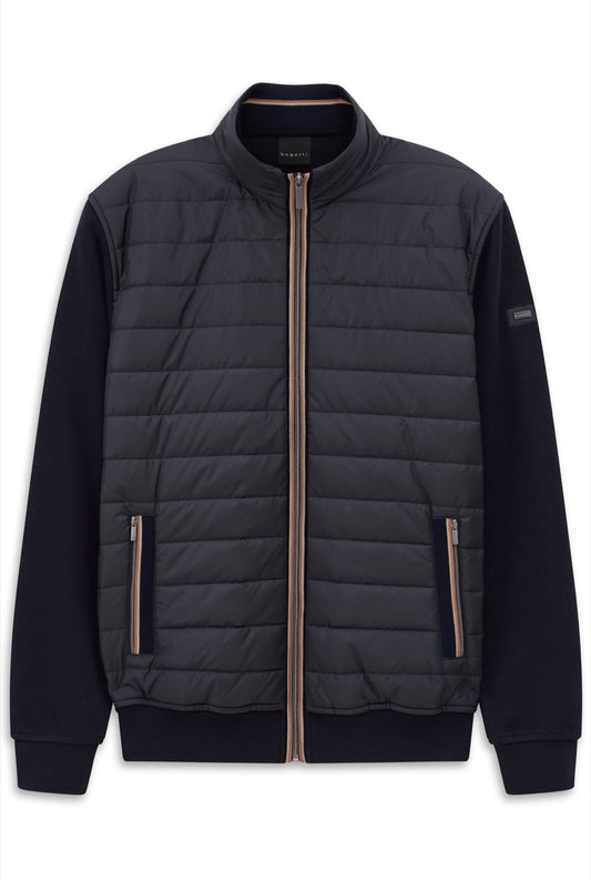 Bugatti Sweat Shirt Jacket - Navy