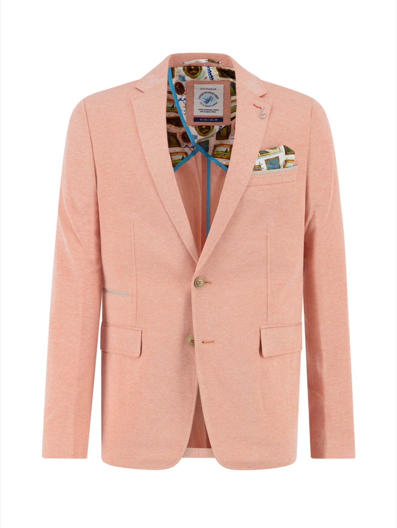 A Fish Named Fred Blazer Pique - Orange