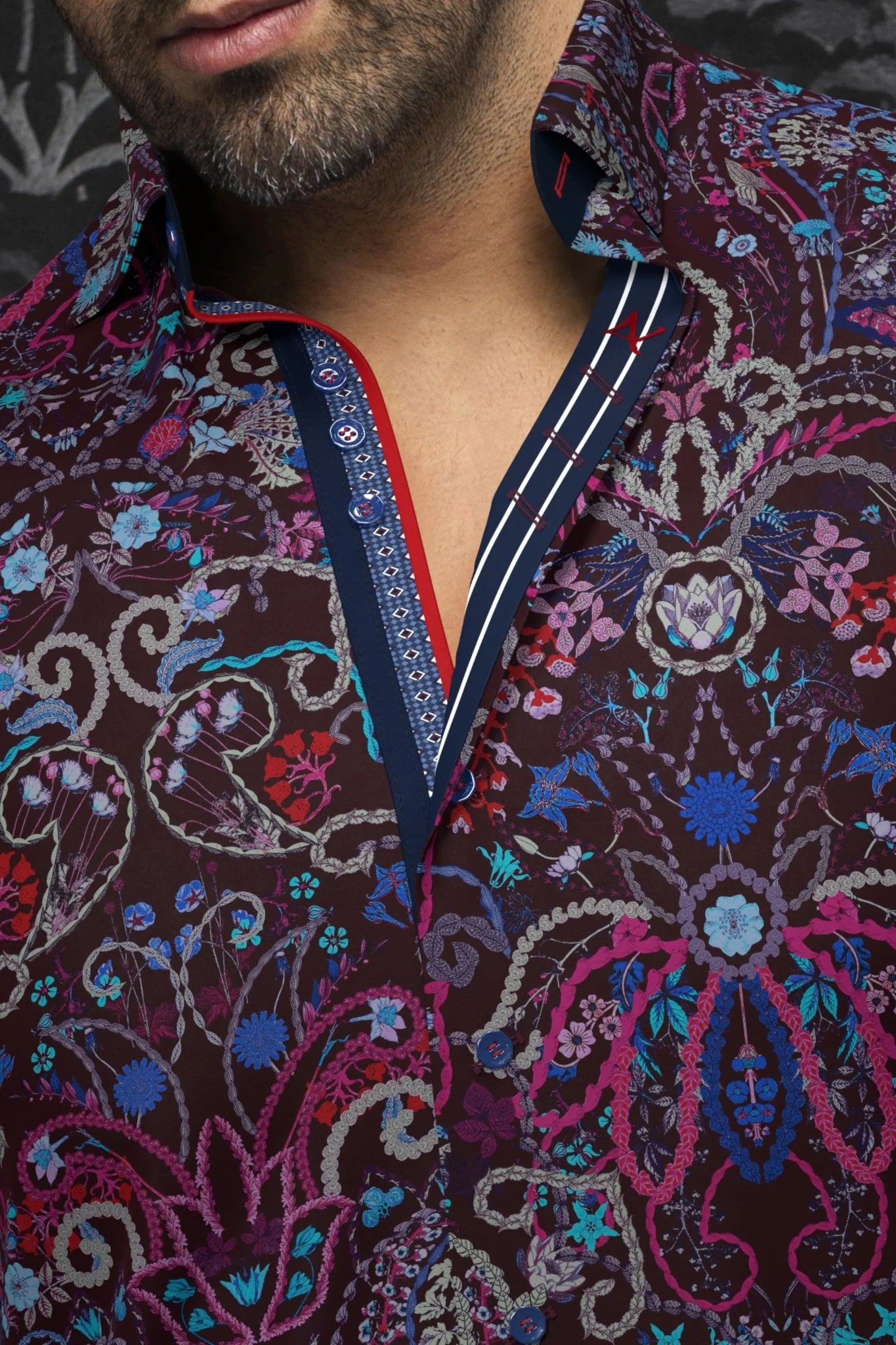 Au Noir LS Aberdeen - Burgundy