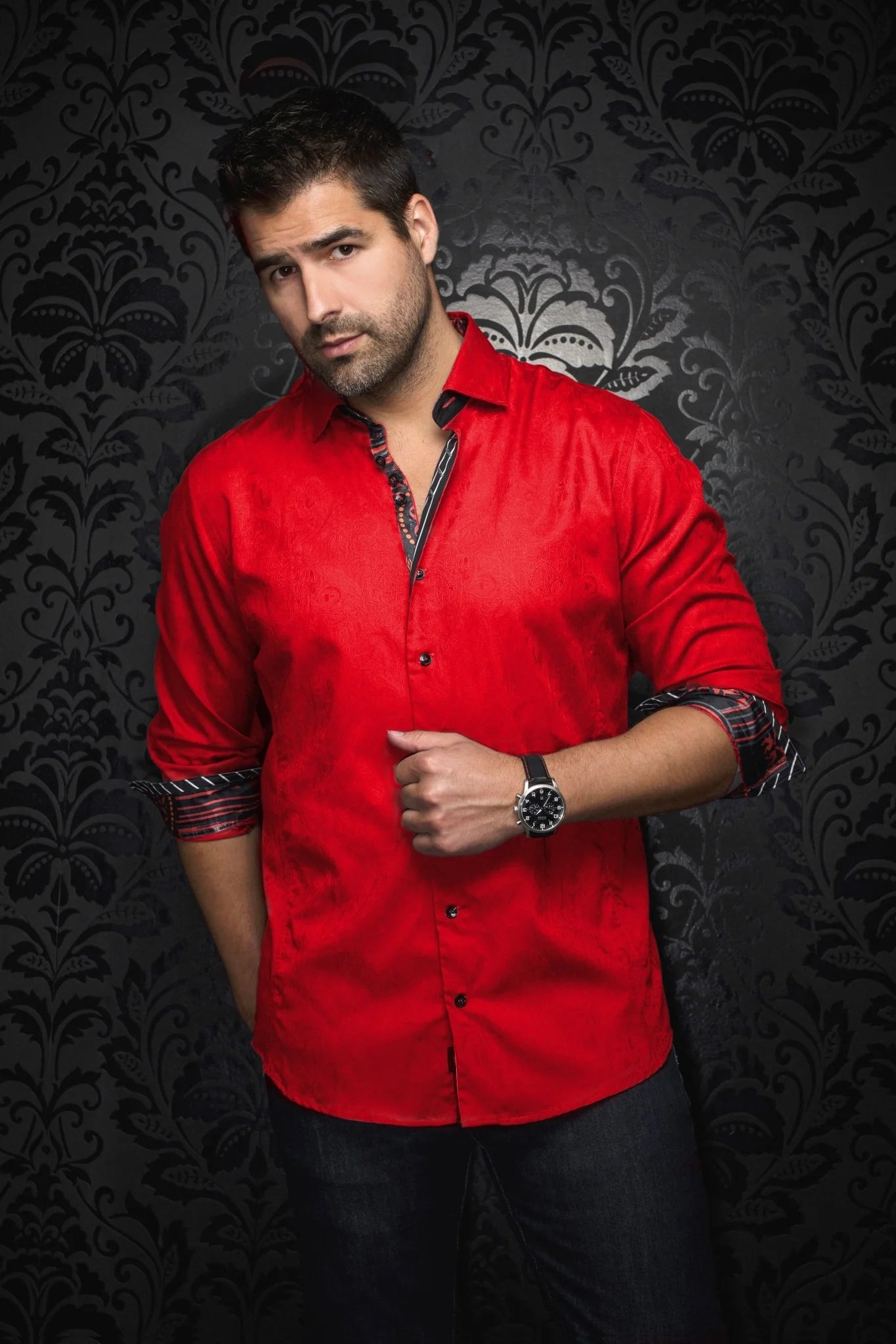 Au Noir LS Dominion - Red