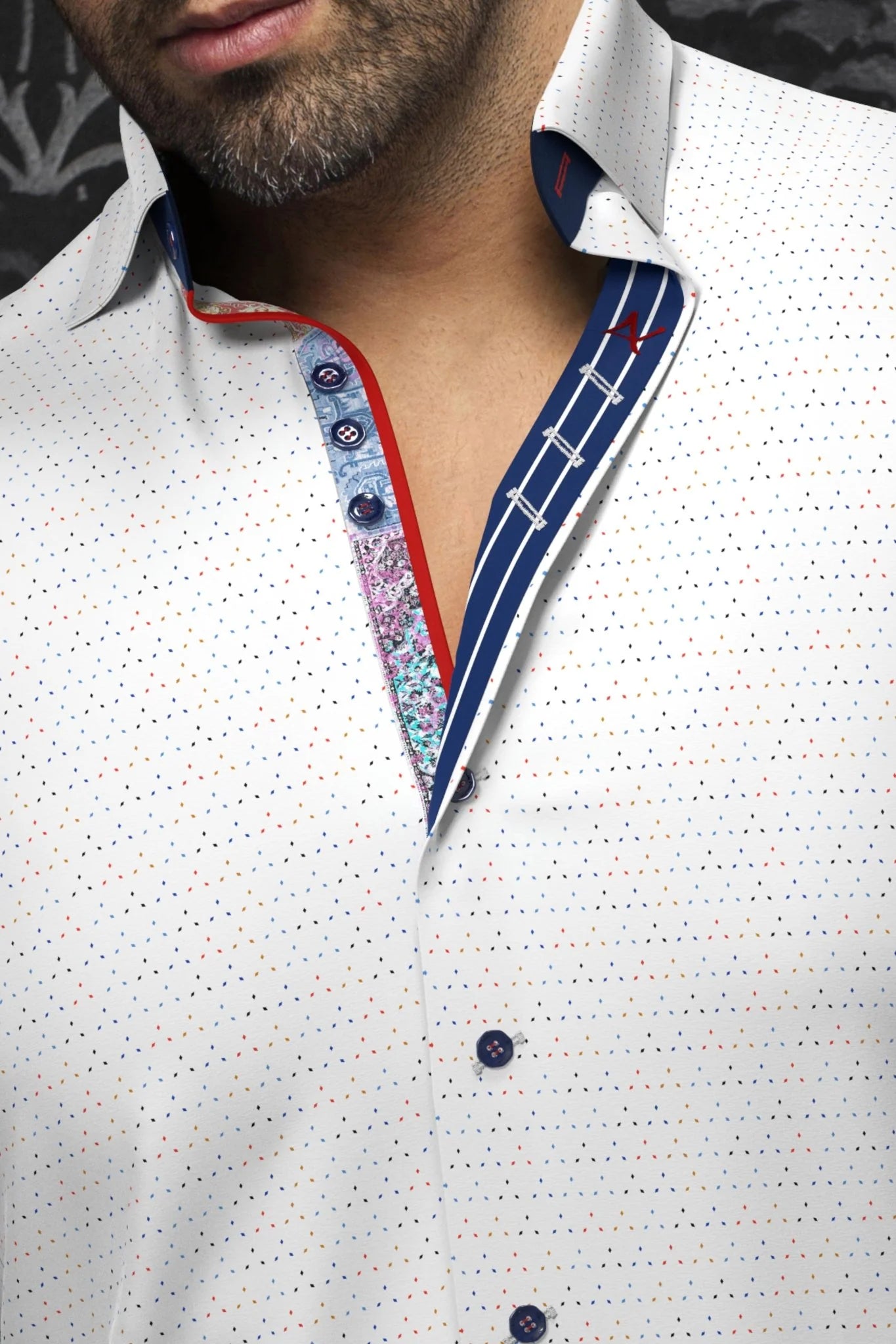 Au Noir LS Massarotti - White