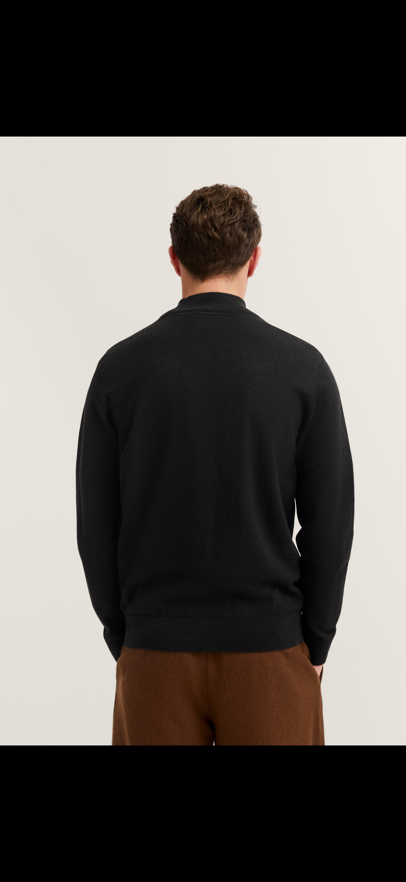 Bugatti Quarter Zip Troyer 7500 85520D - Charcoal/280