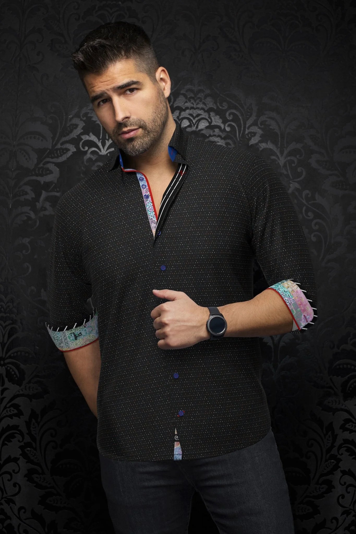 Au Noir LS Massarotti - Black