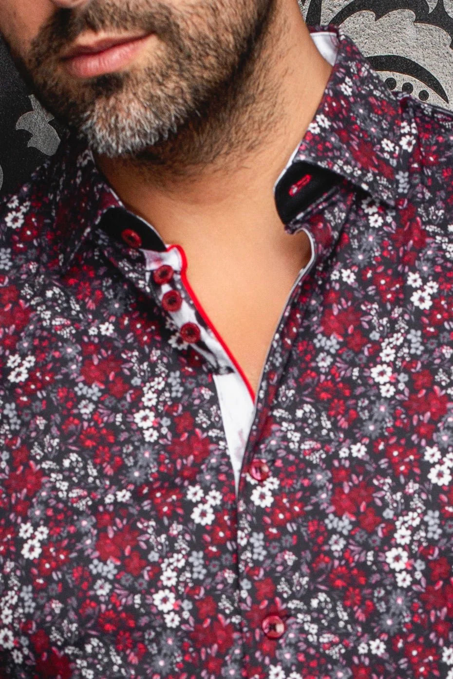Au Noir LS Bloom - Red