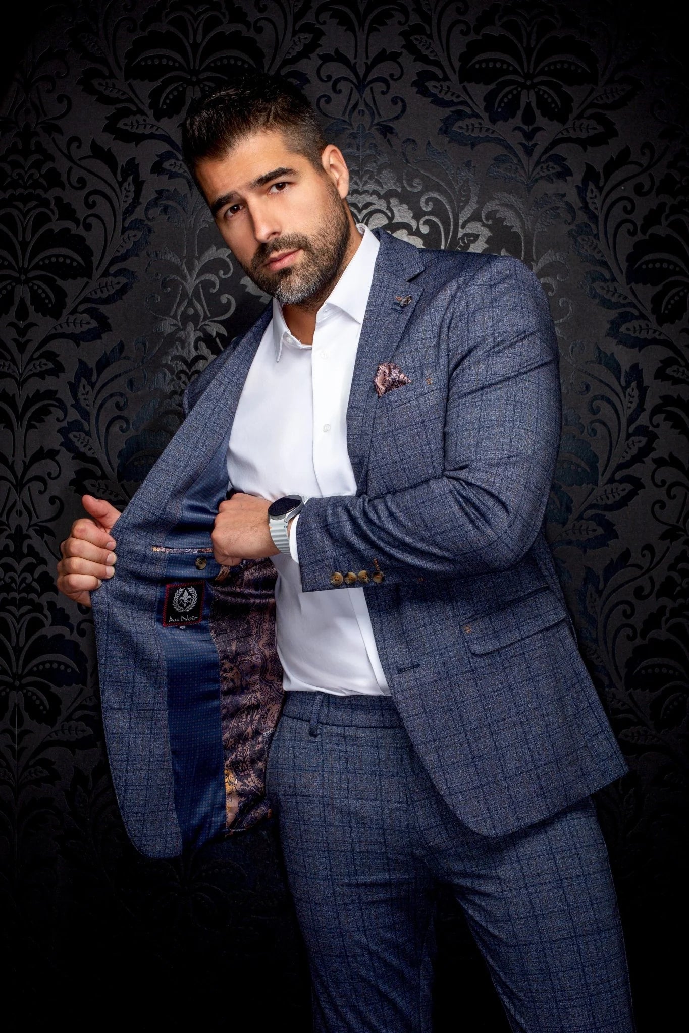 Au Noir Blazer Fiennes - Denim