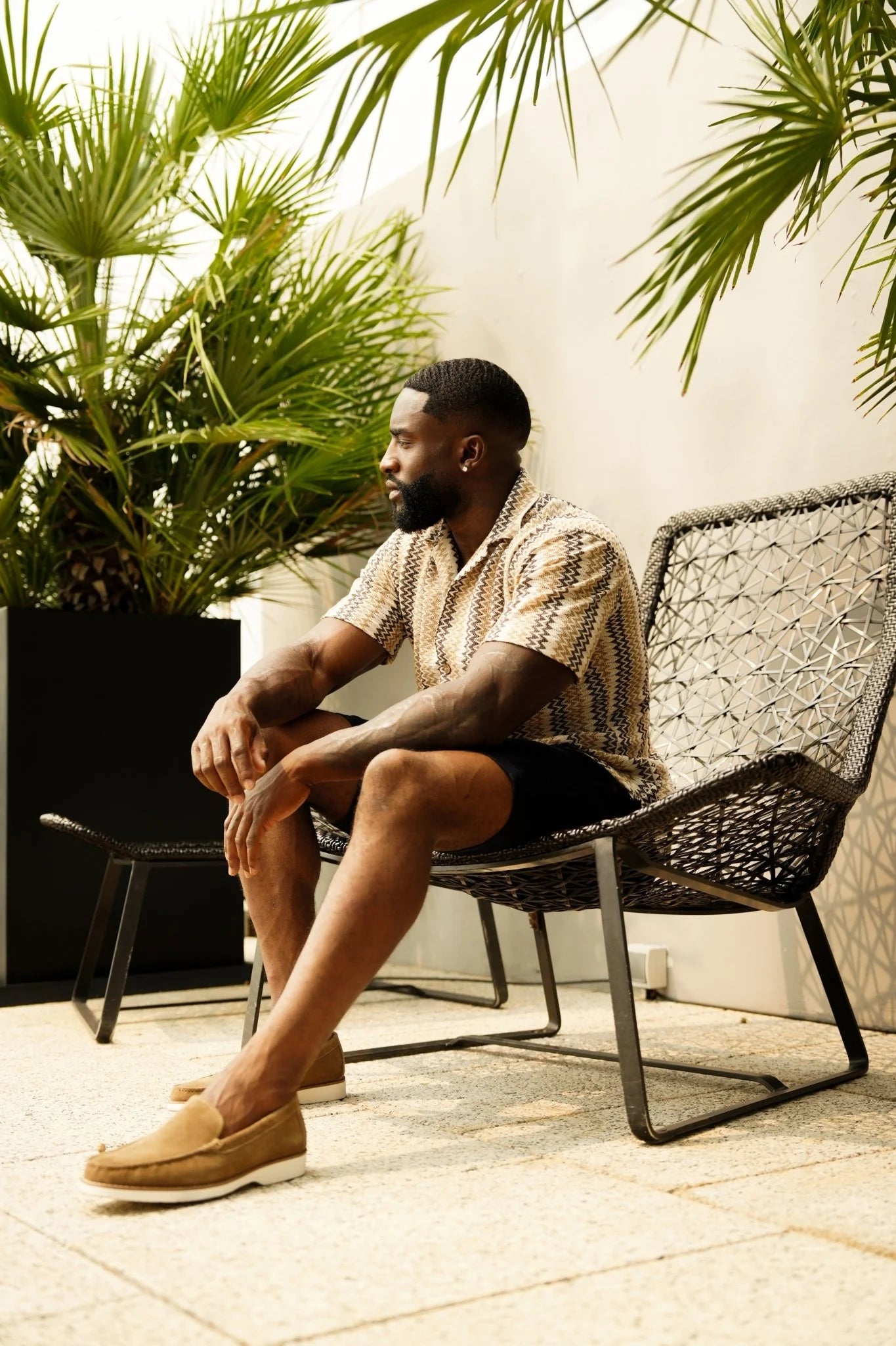 Au Noir SS Raj-T - Beige/Grey