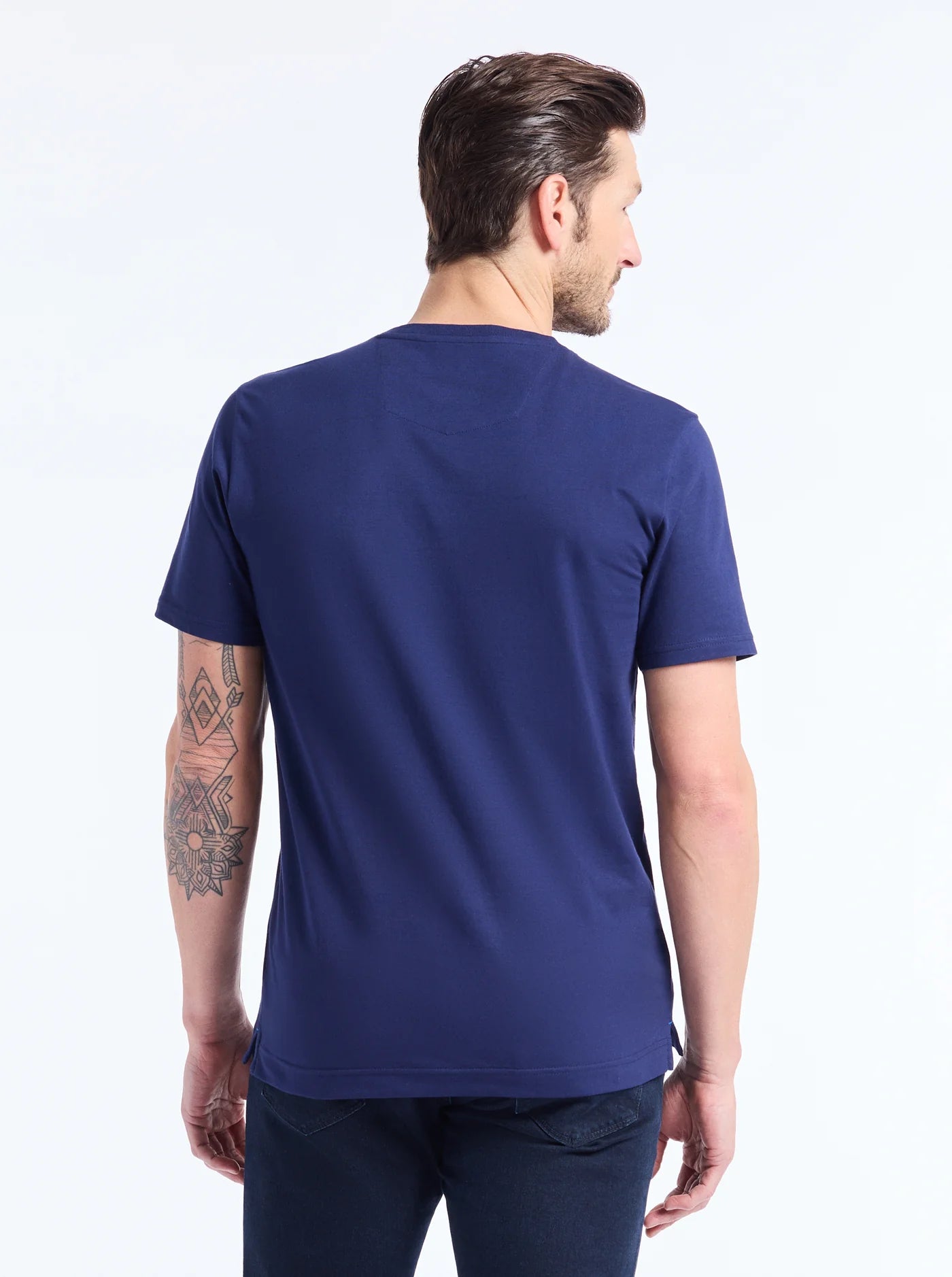 Robert Graham T-Shirt Monkey Vacation - Navy