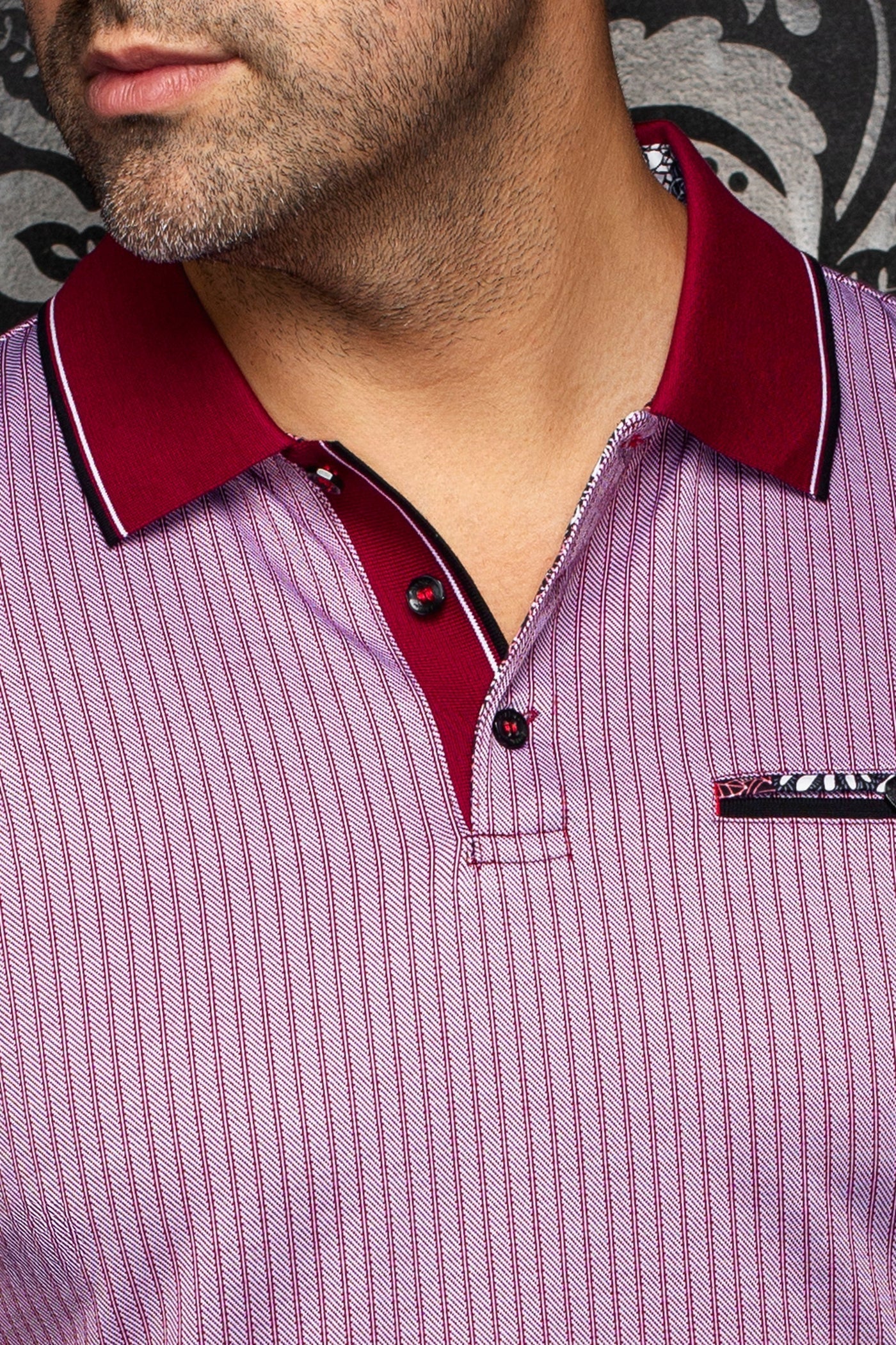 Au Noir SS Polo Zagora - Red