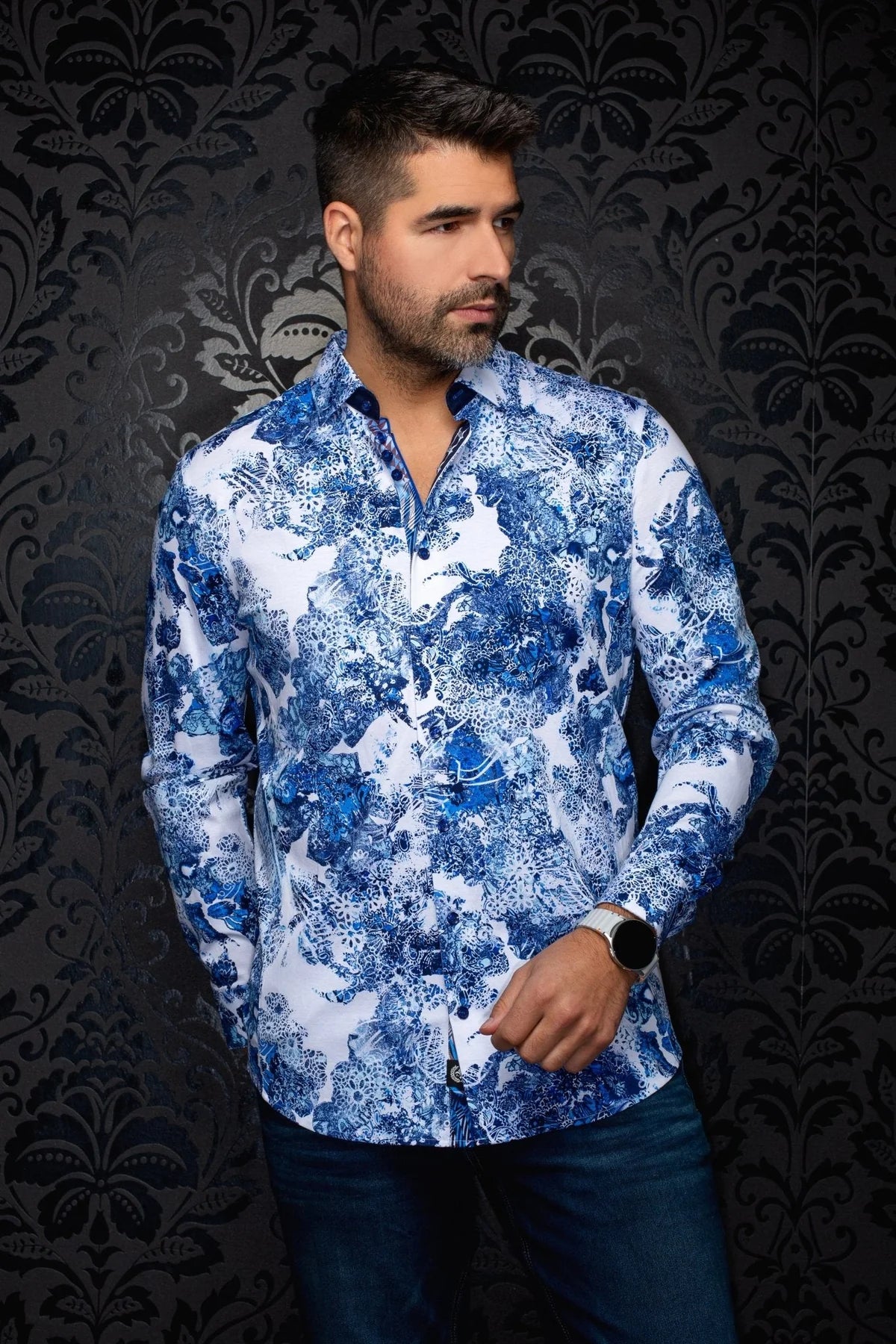 Au Noir LS Wisteria - Blue