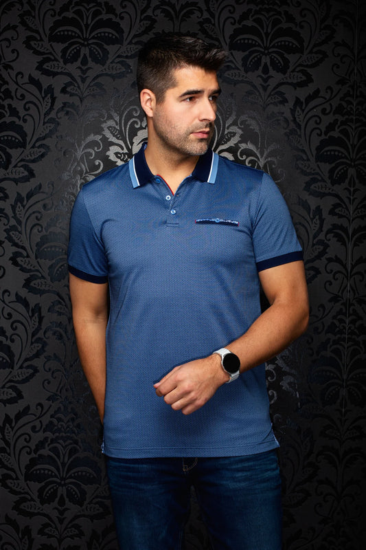 Au Noir SS Polo Mojave - Navy
