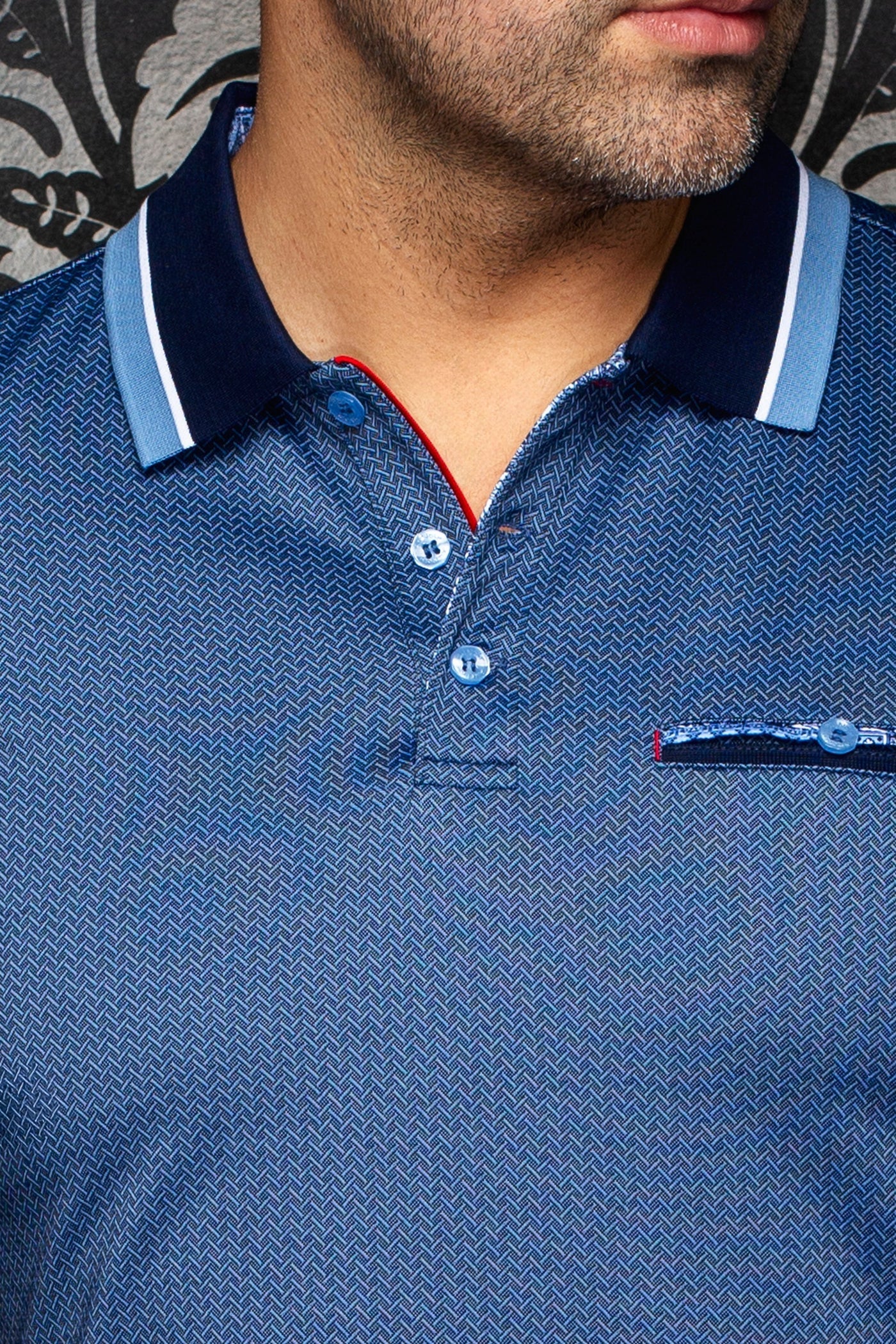 Au Noir SS Polo Mojave - Navy