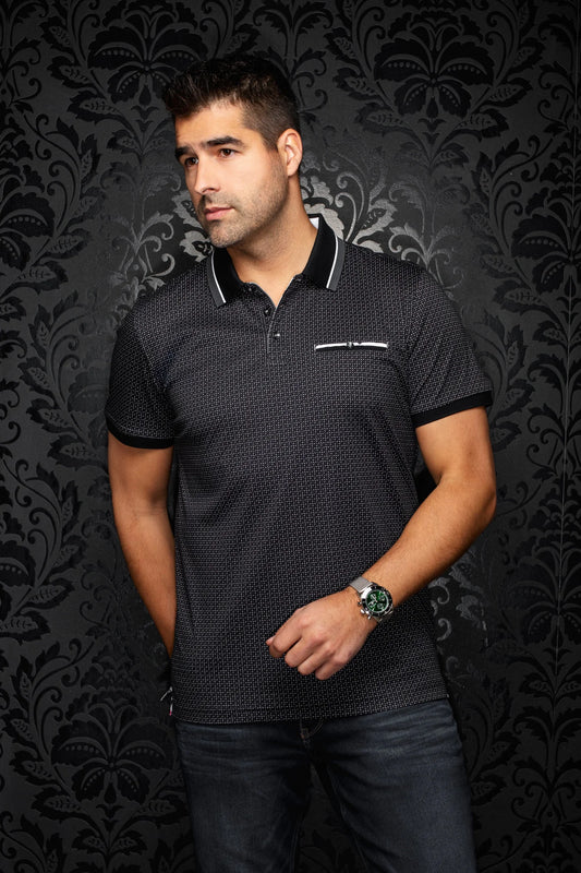 Au Noir SS Polo Westbrook - Black