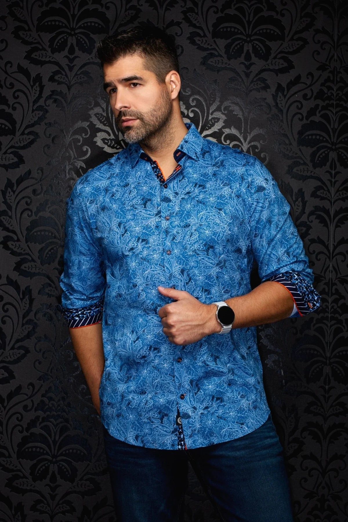 Au Noir LS Shirt Mira - Denim