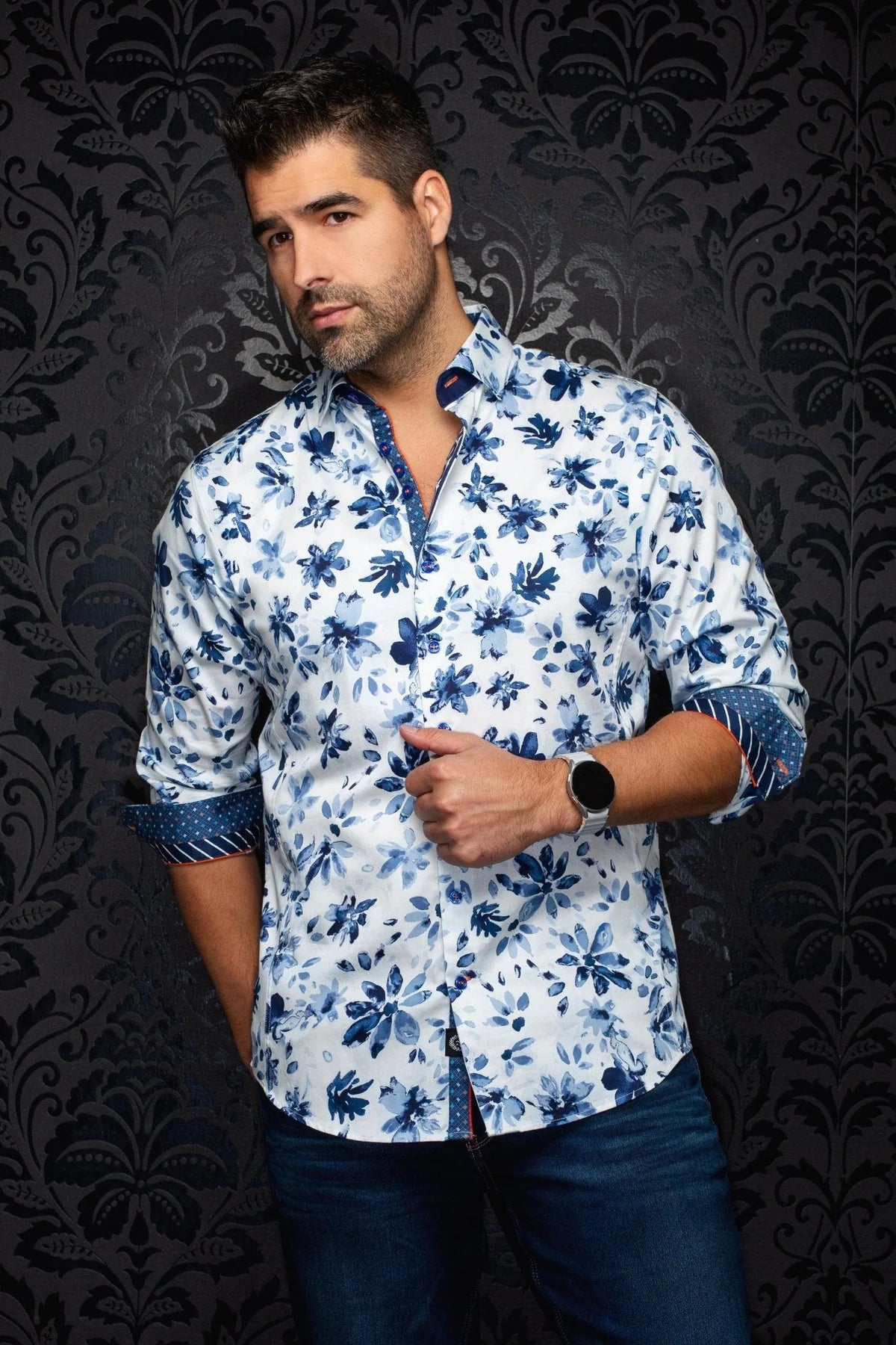 Au Noir LS Amaro - Lt Blue