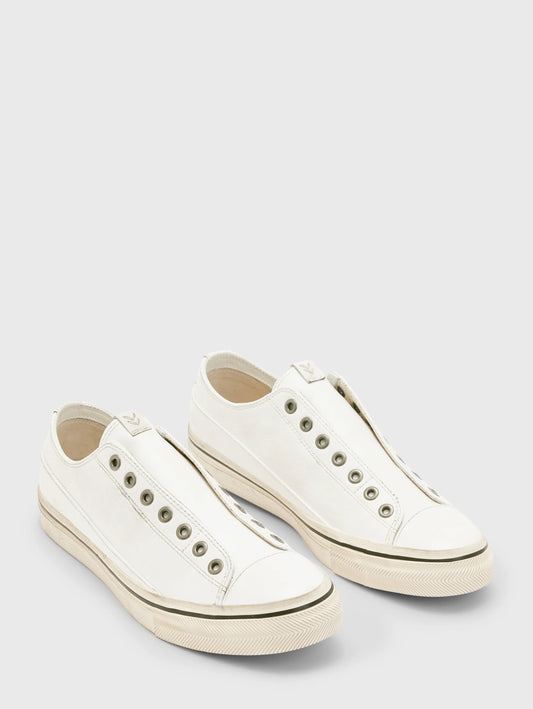 John Varvatos Vulc Laceless Low Top - White