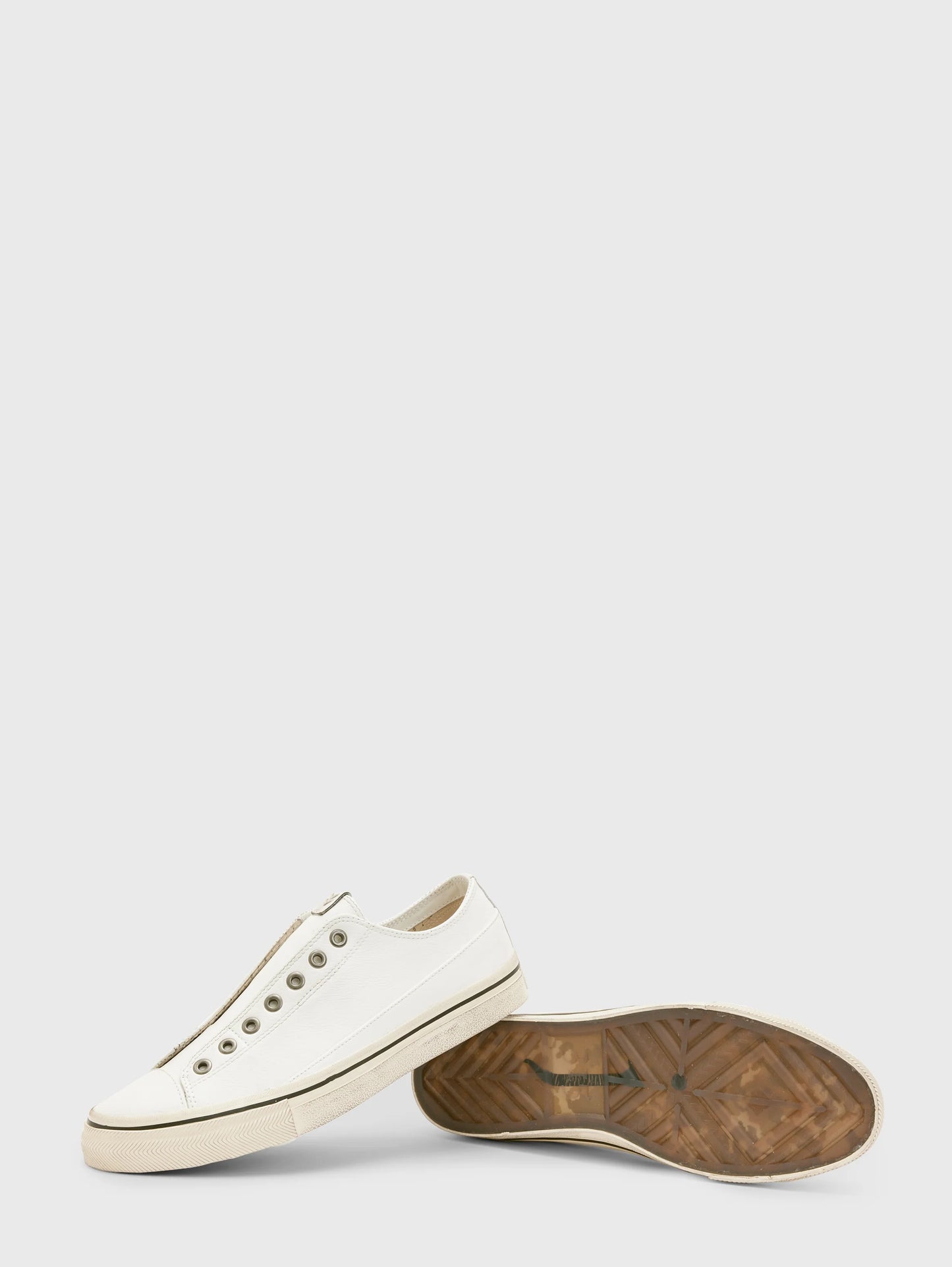 John Varvatos Vulc Laceless Low Top - White