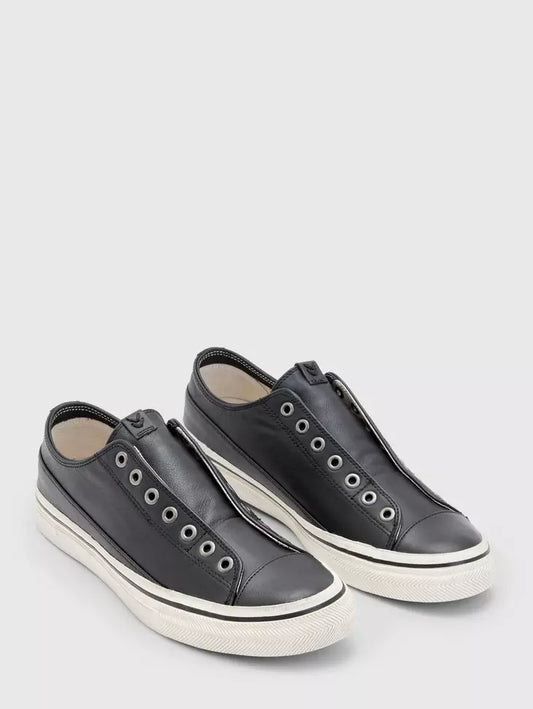 John Varvatos Vulc Laceless Low Top - Black
