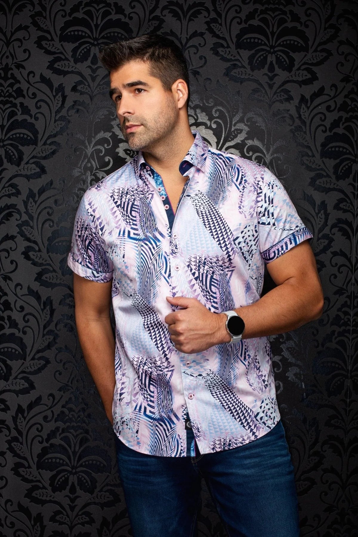 Au Noir SS Shirt Badesi - Pink