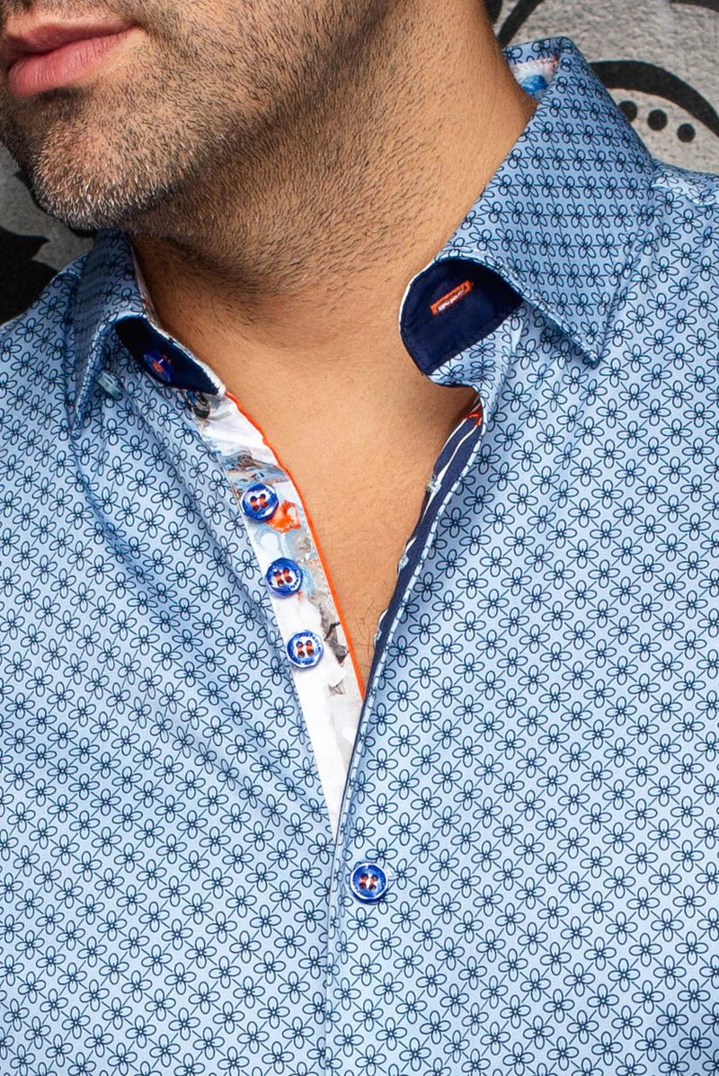 Au Noir SS Shirt Alona - Lt Blue