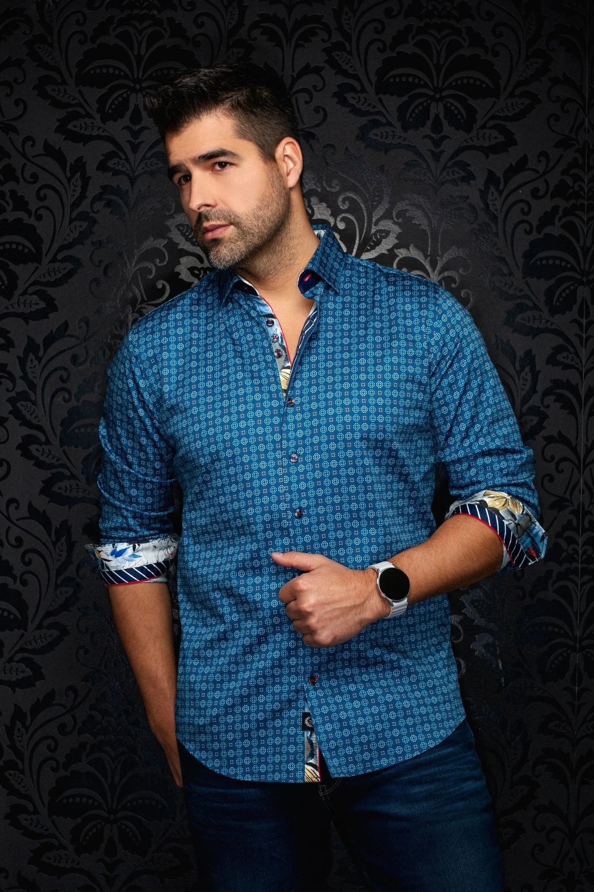 Au Noir Skydale LS Shirt - Deep Blue