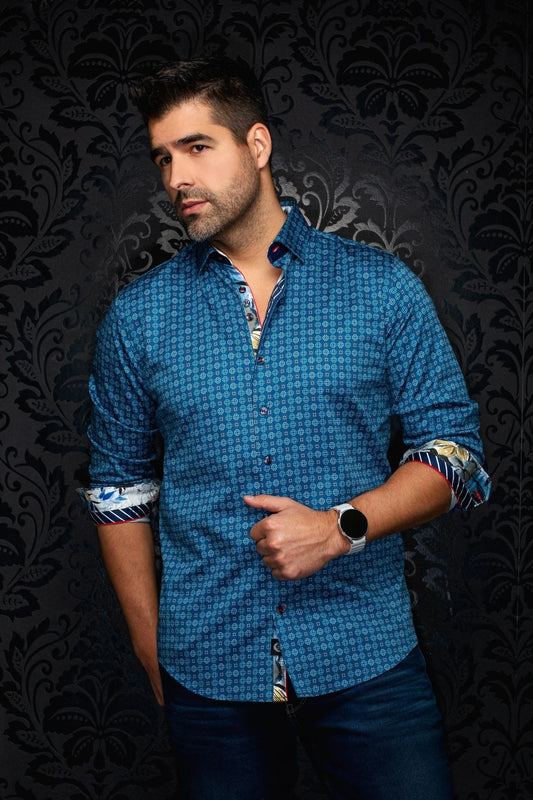 Au Noir Skydale LS Shirt - Deep Blue