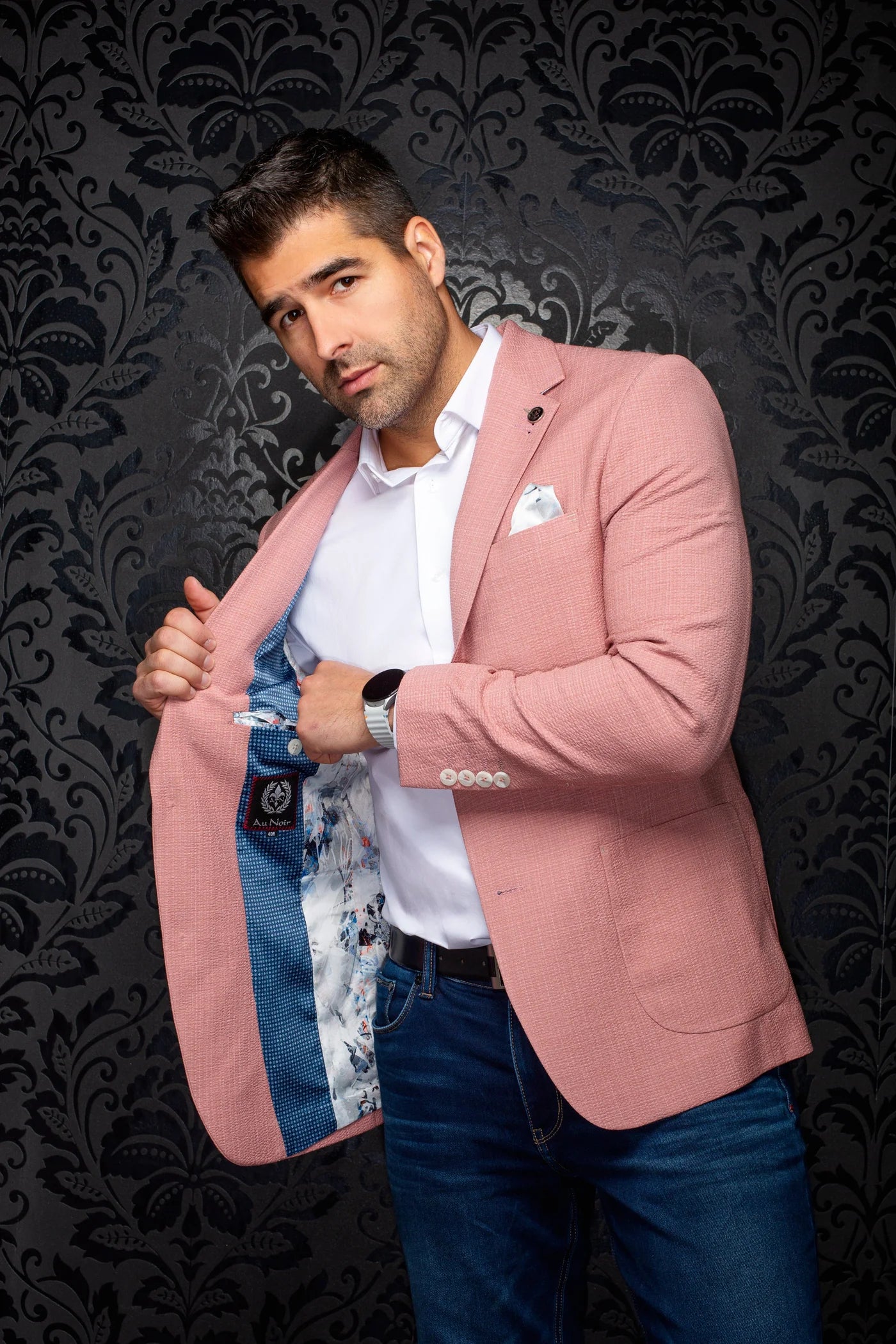 Au Noir Blazer Jace - Rosewood