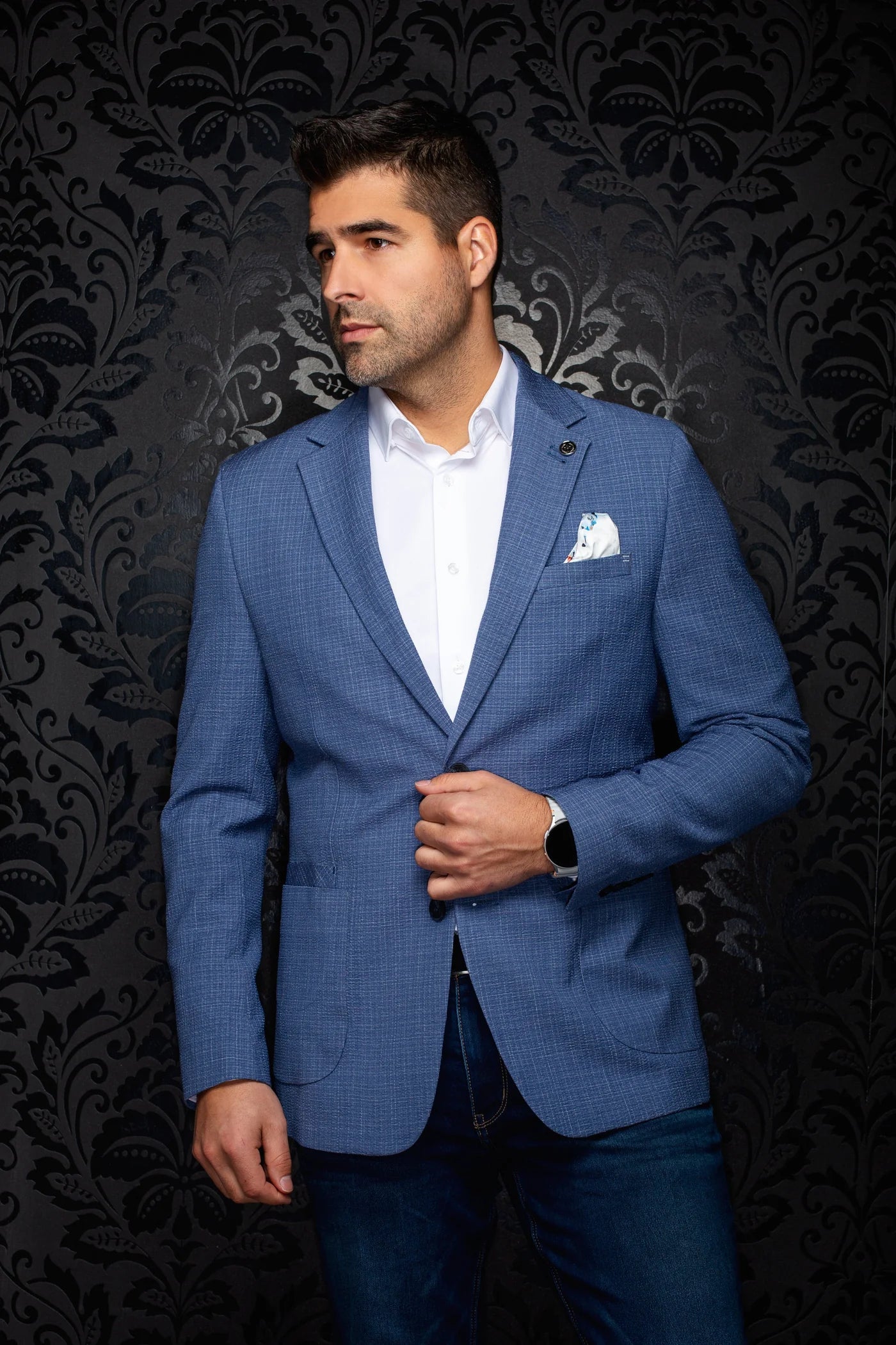 Au Noir Blazer Jace - Denim