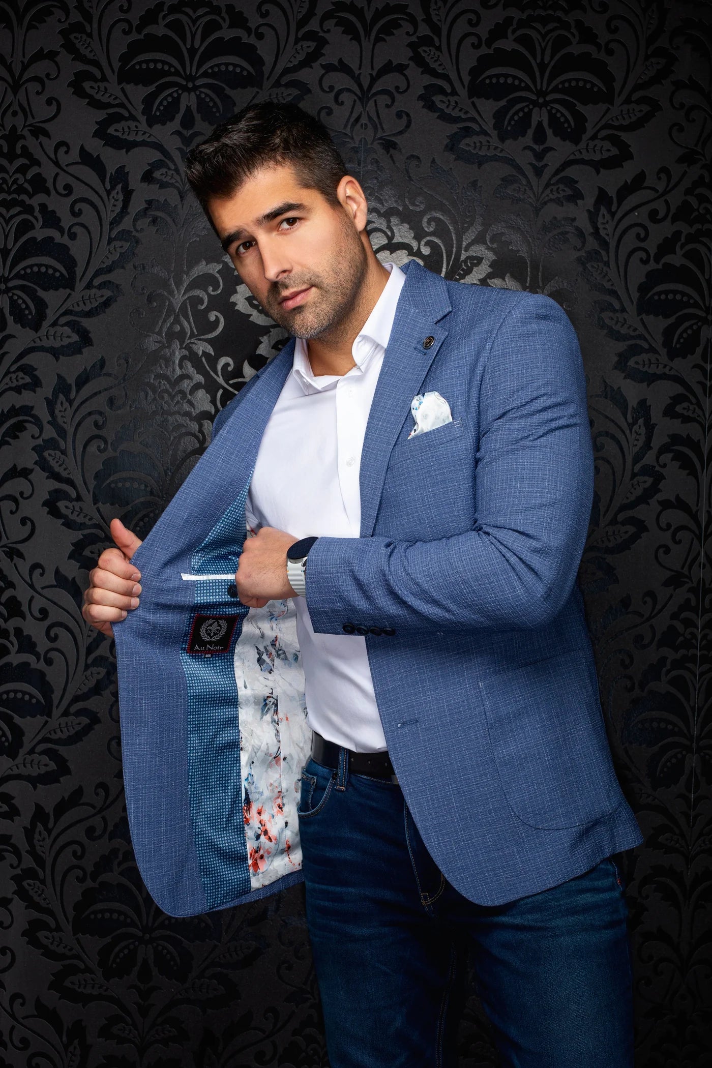 Au Noir Blazer Jace - Denim