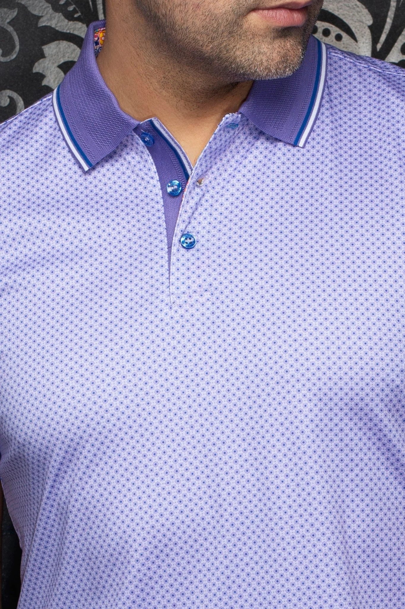 Au Noir SS Polo Seacliff - Lavender