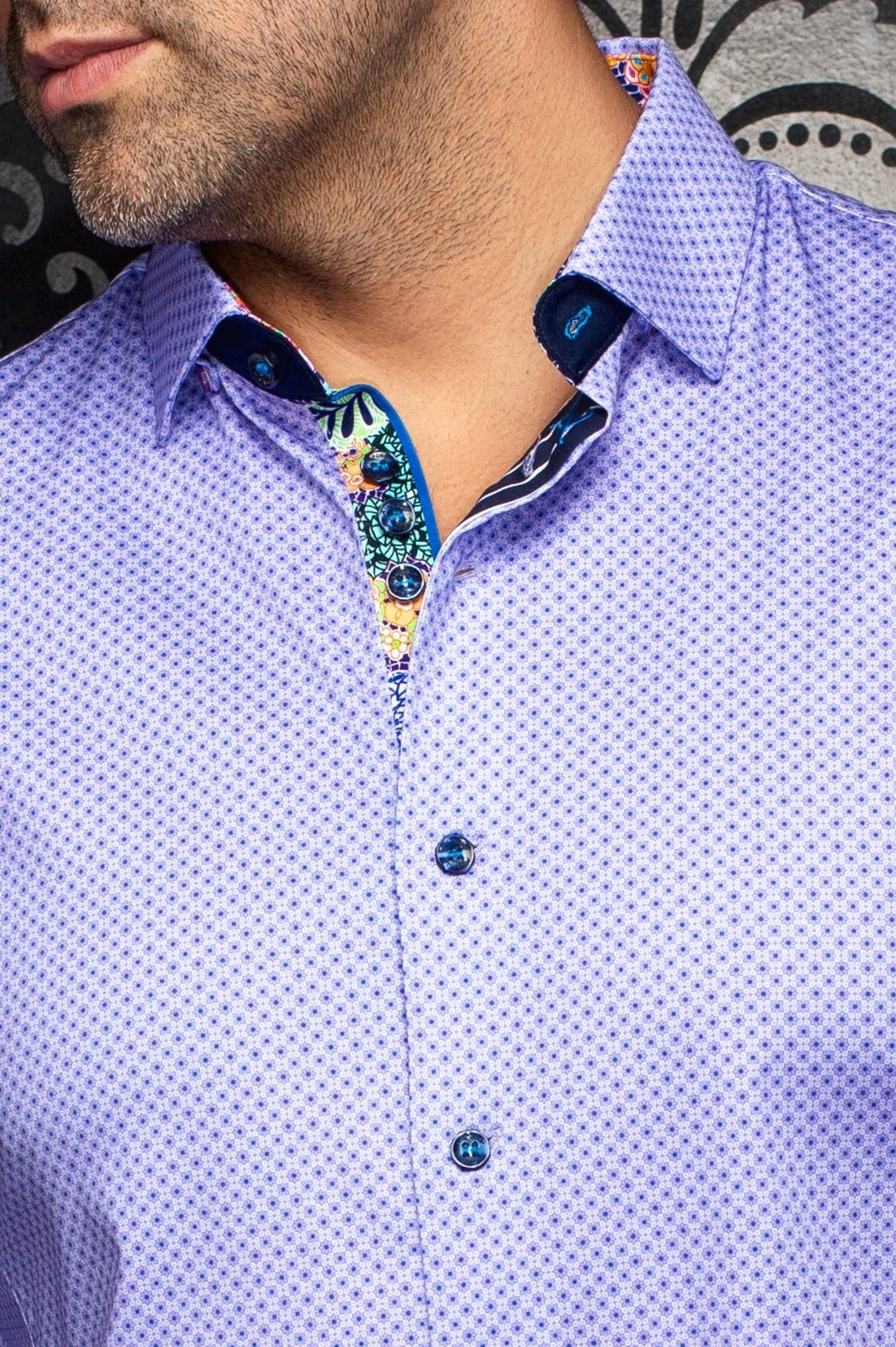Au Noir LS Shirt Elvaris - Lavender