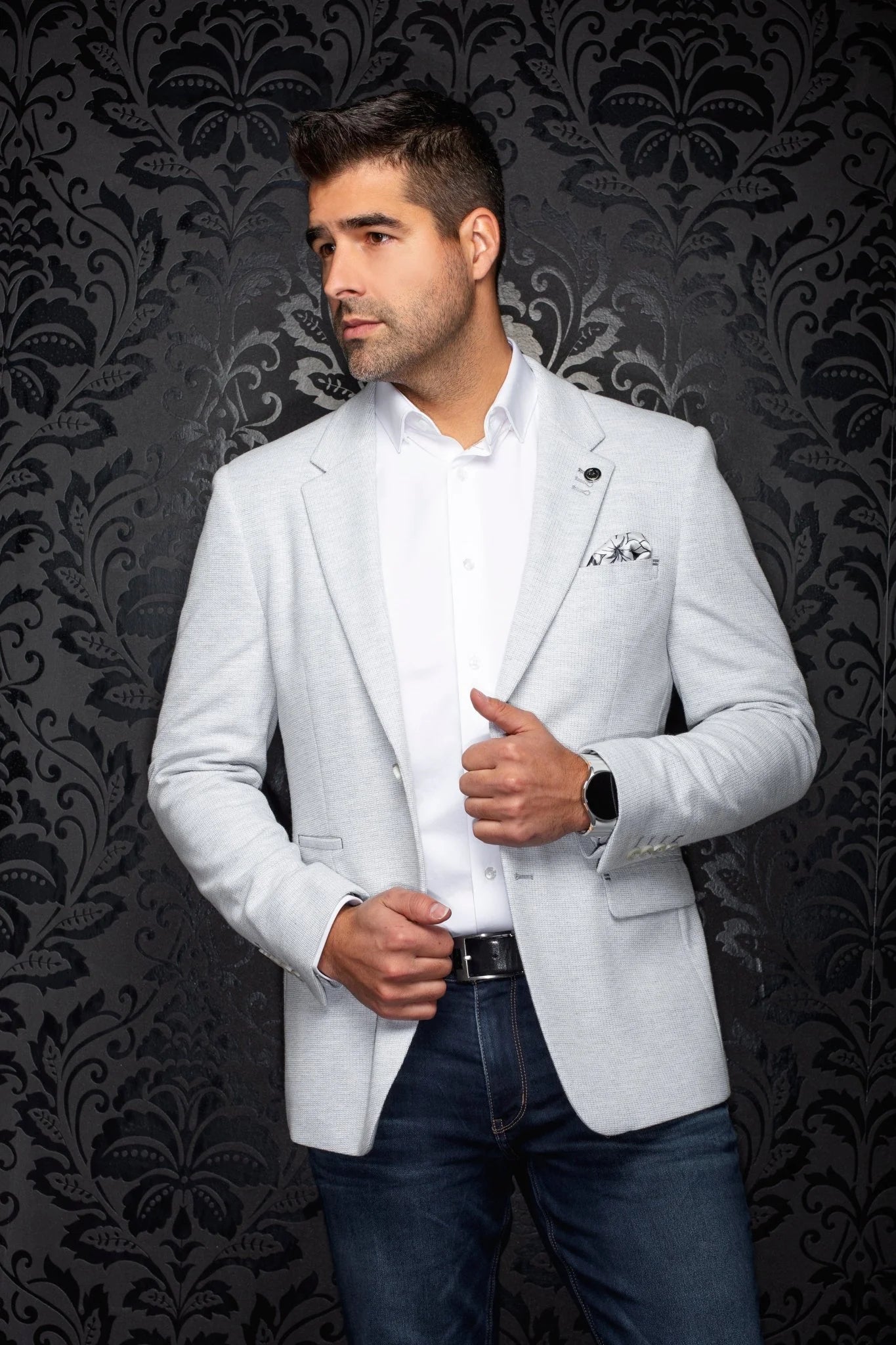 Au Noir Blazer Noah - Light Grey