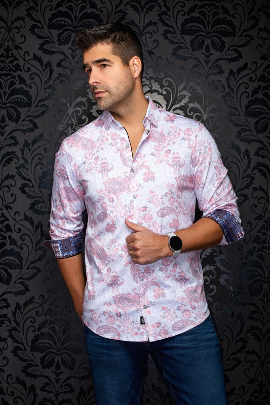 Au Noir LS Shirt Sienna  - White Peach