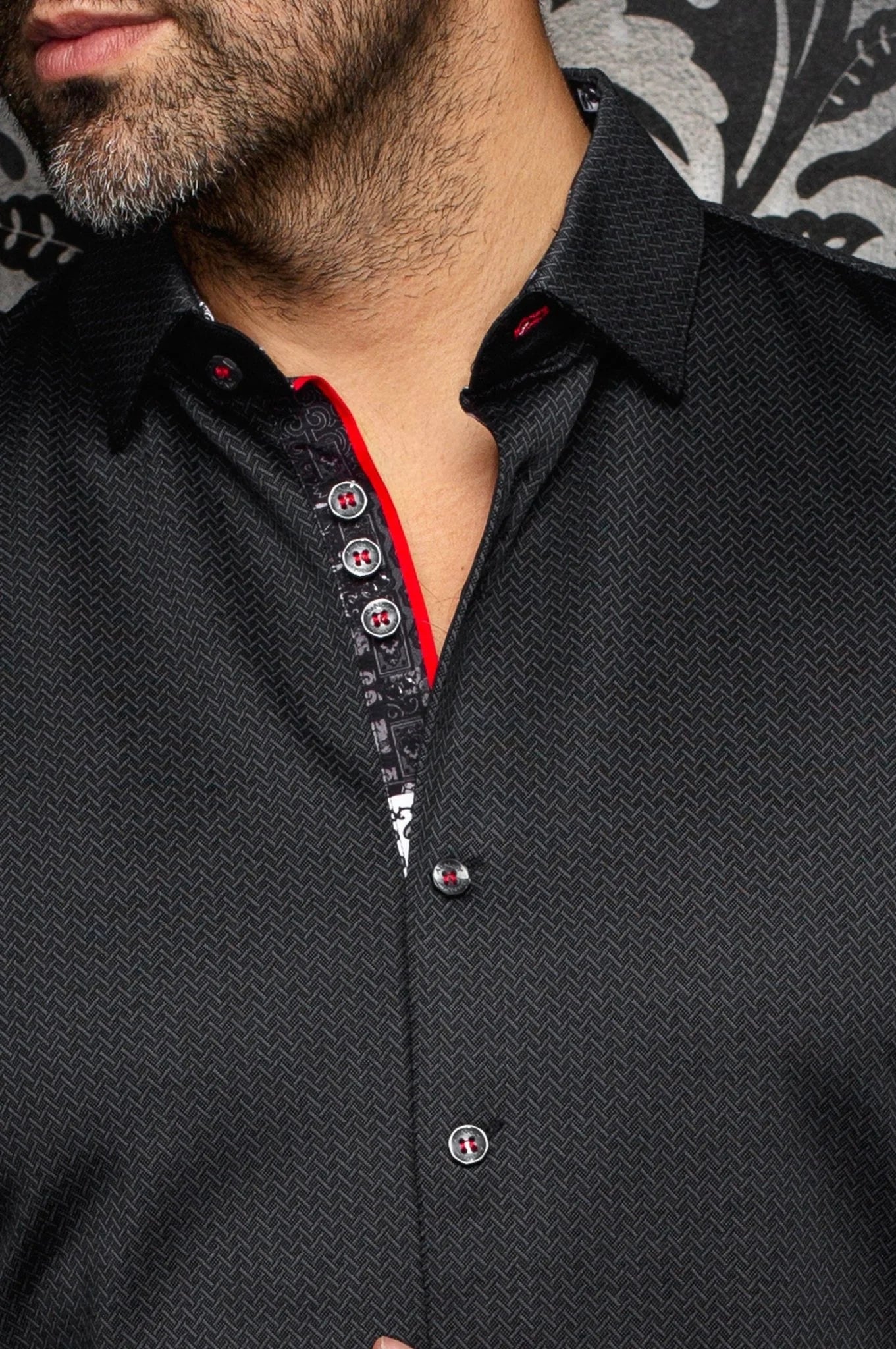 Au Noir LS Shirt Sandstorm - Black