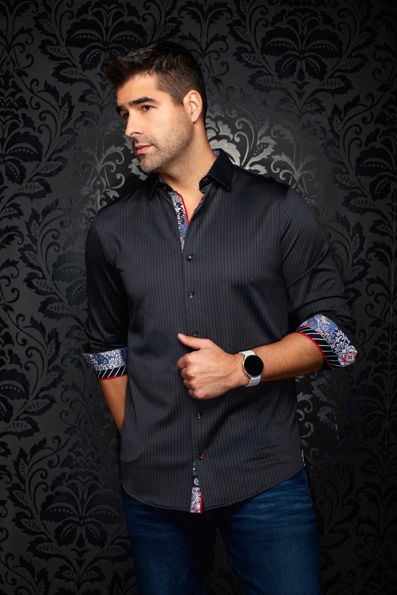 Au Noir LS Shirt Arid - Black
