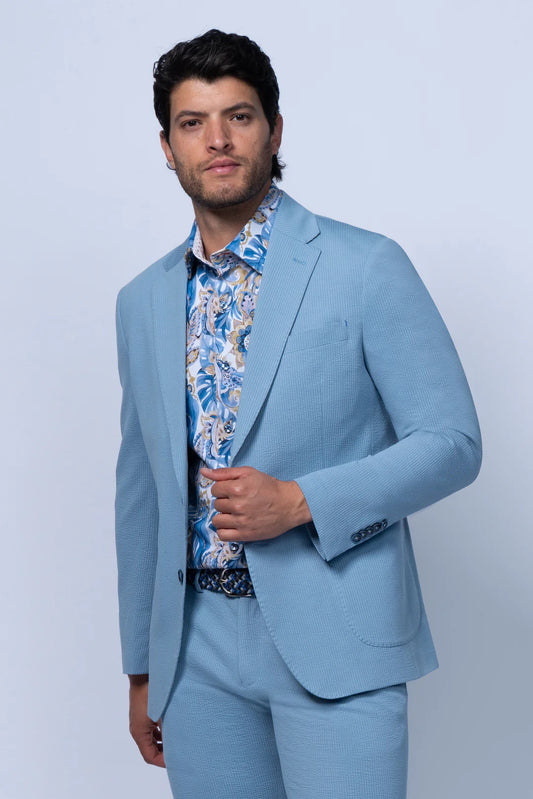 7 Downie St. Meridian Blazer - Light Blue