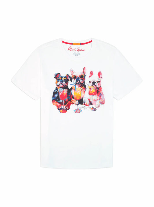 Robert Graham Hair Of The Dog  T-Shirt - White