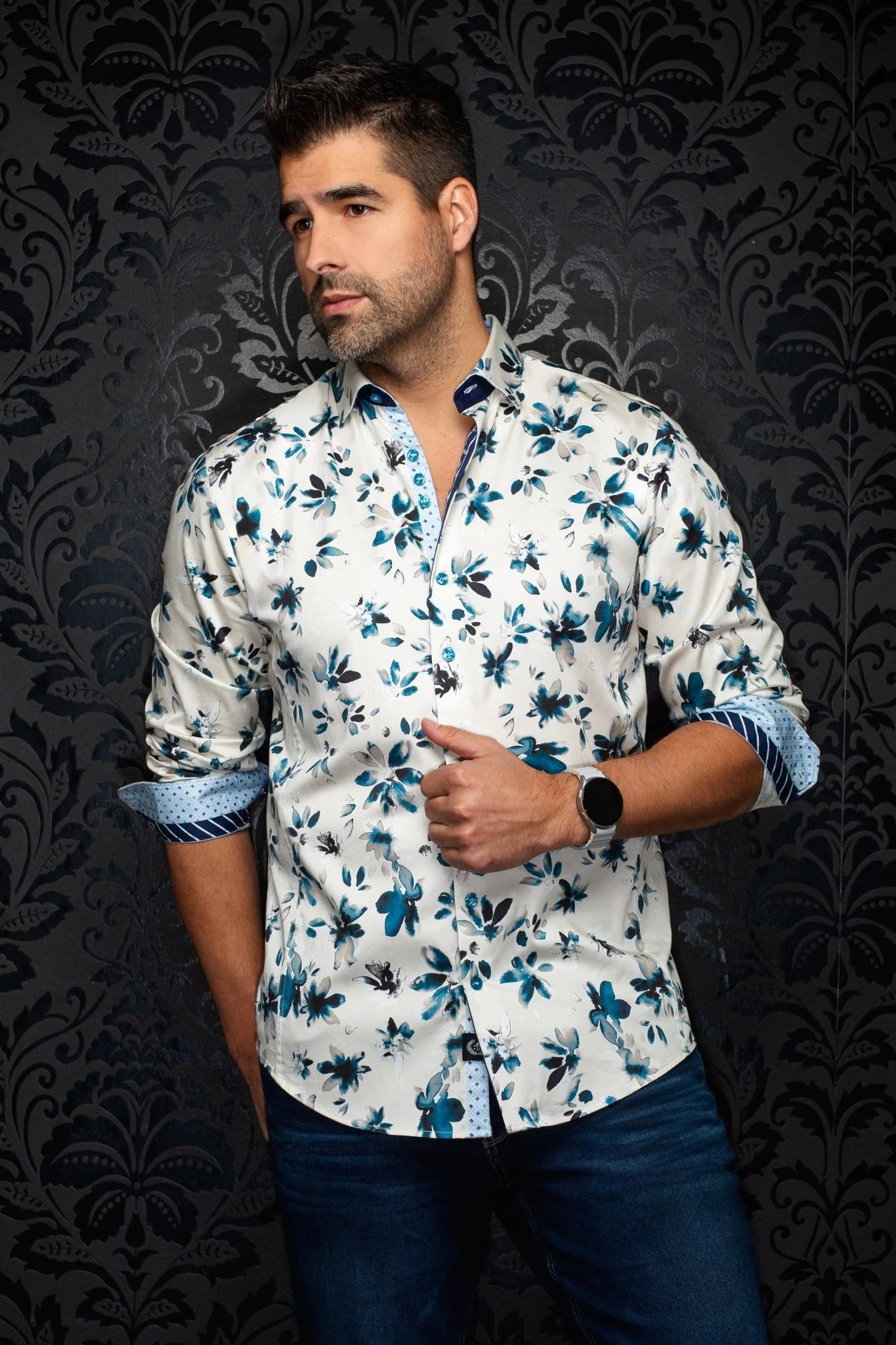 Au Noir LS Shirt Amaro - Beige