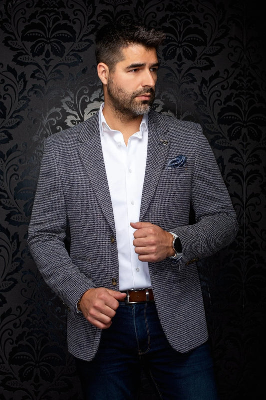 Au Noir Blazer Konrad - Navy Mix