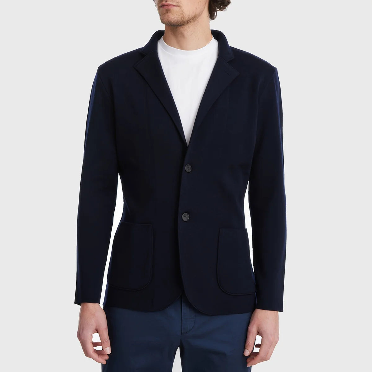 Emanuel Berg Two Button Swacket - Navy