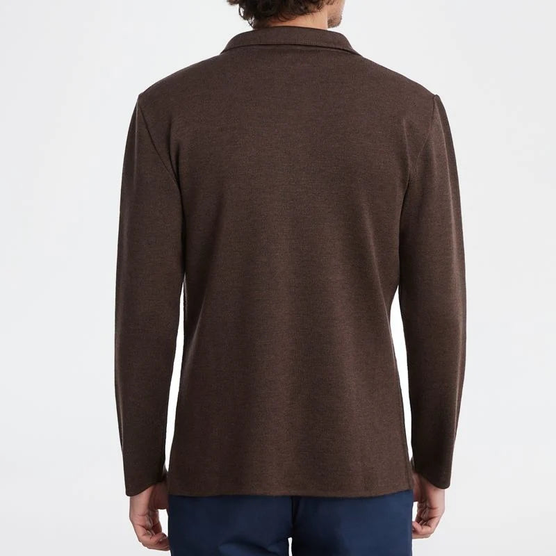 Emanuel Berg Two Button Premium Swacket - Brown
